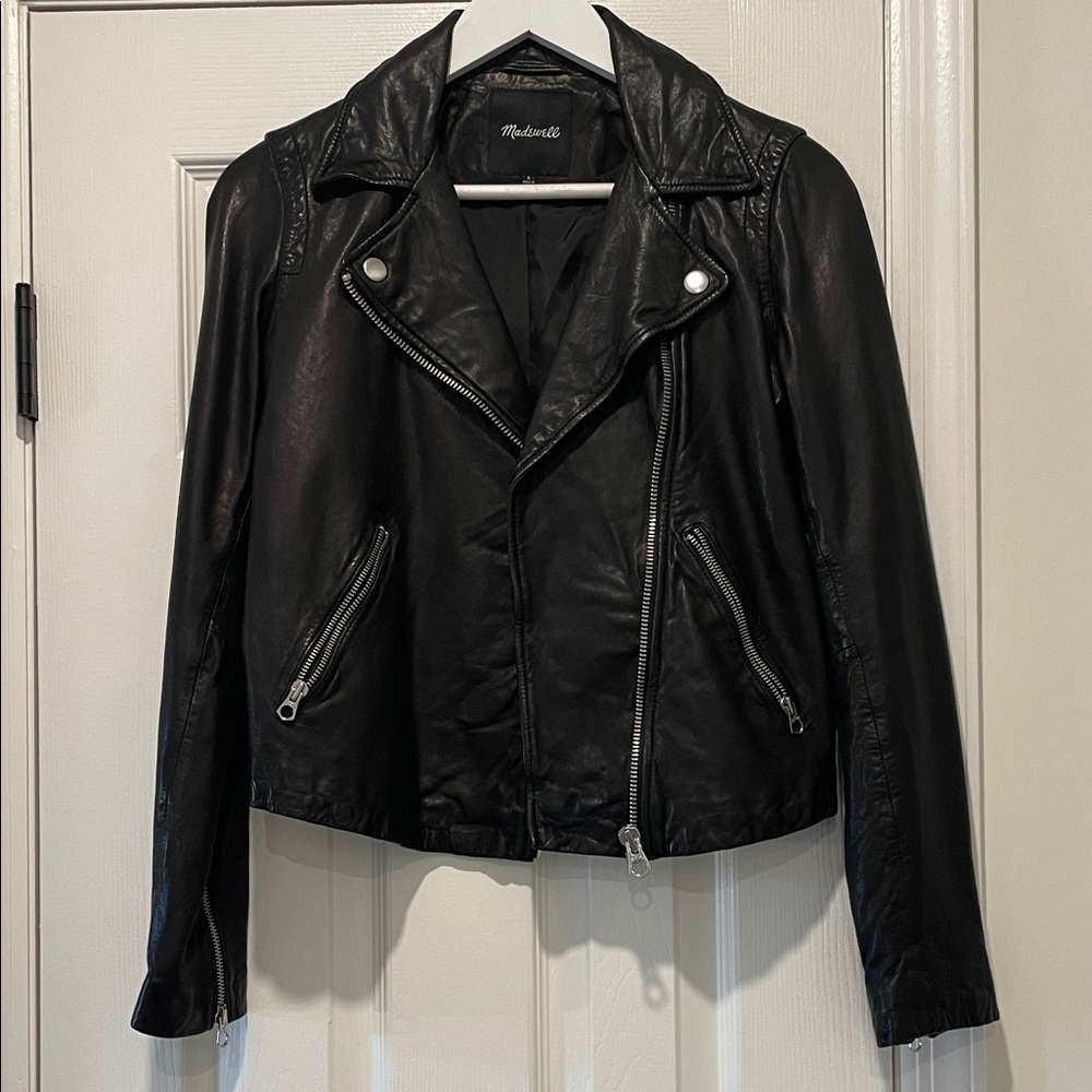 Madewell Black Leather Jacket